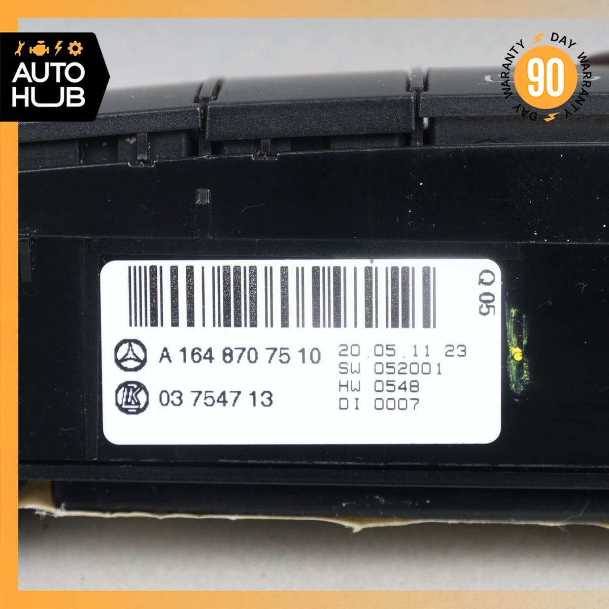 06-12 Mercedes W164 ML350 GL450 Dash Hazard Heated Seats ESP Control Panel OEM - photo 6