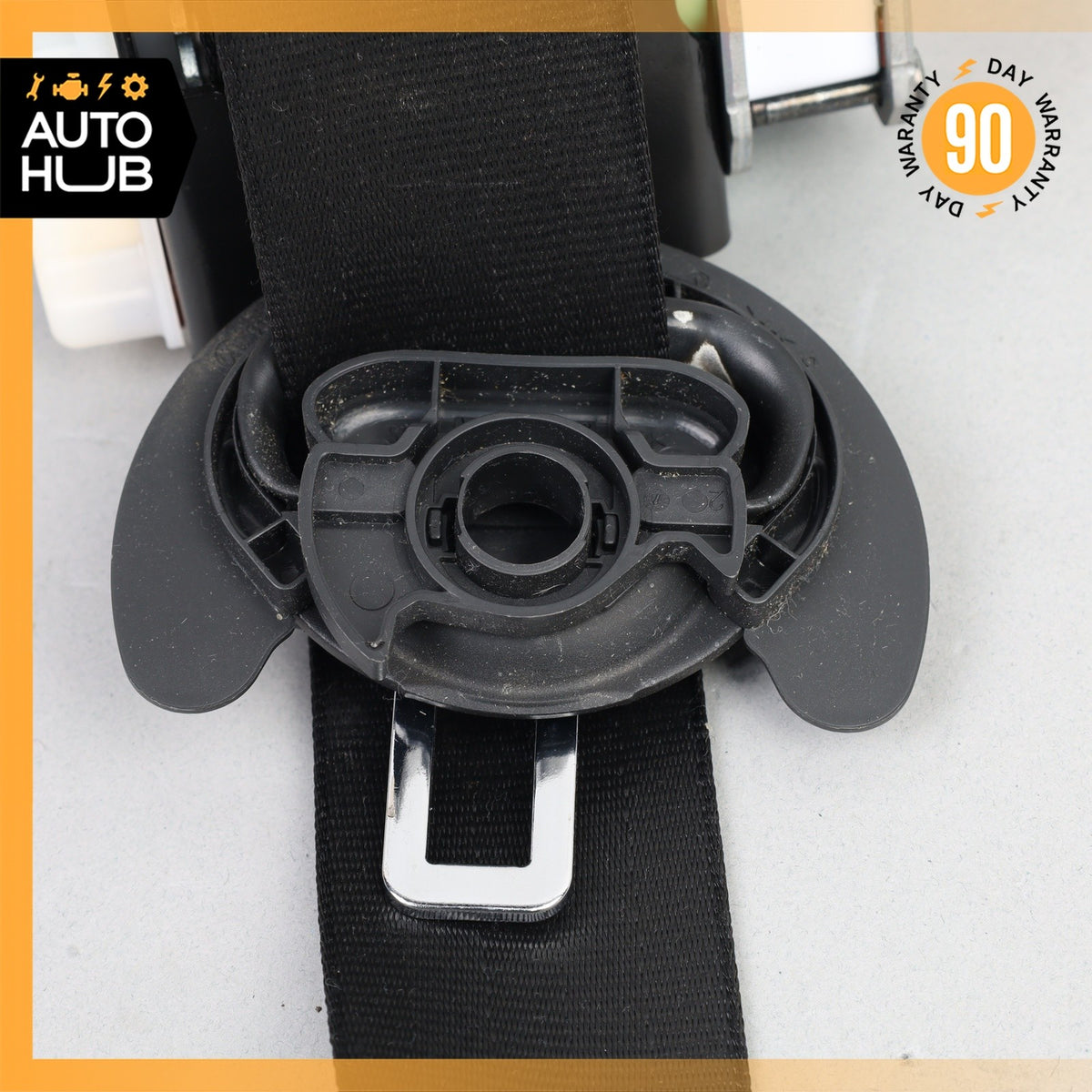 11-18 Porsche Cayenne 958 Front Left Driver Side Seat Belt Black OEM - photo 4