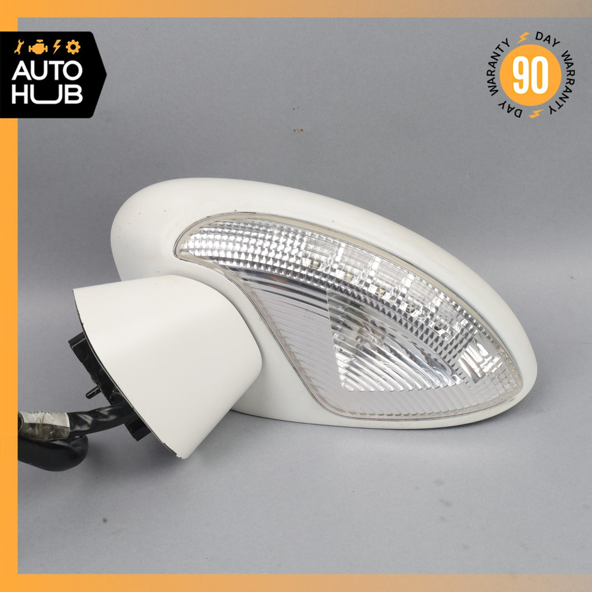03-09 Bentley Continental GT GTC Left Side Rear View Door Mirror White OEM 87k - photo 14