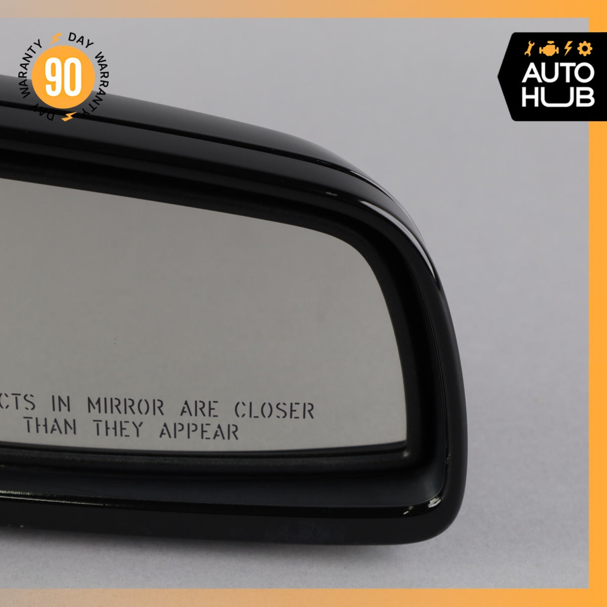 06-10 BMW E64 650i Right Passenger Side Rear View Door Mirror Jet Black OEM 71k - photo 5