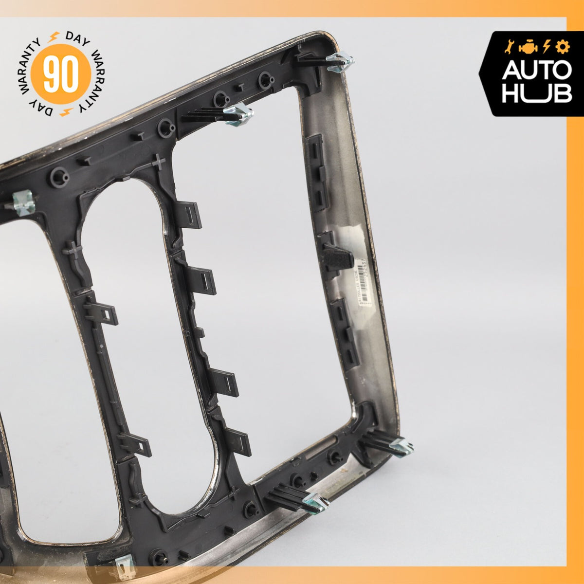 12-16 Mercedes R172 SLK250 Center Console Trim Bezel Black Ash Wood OEM 40k - photo 17