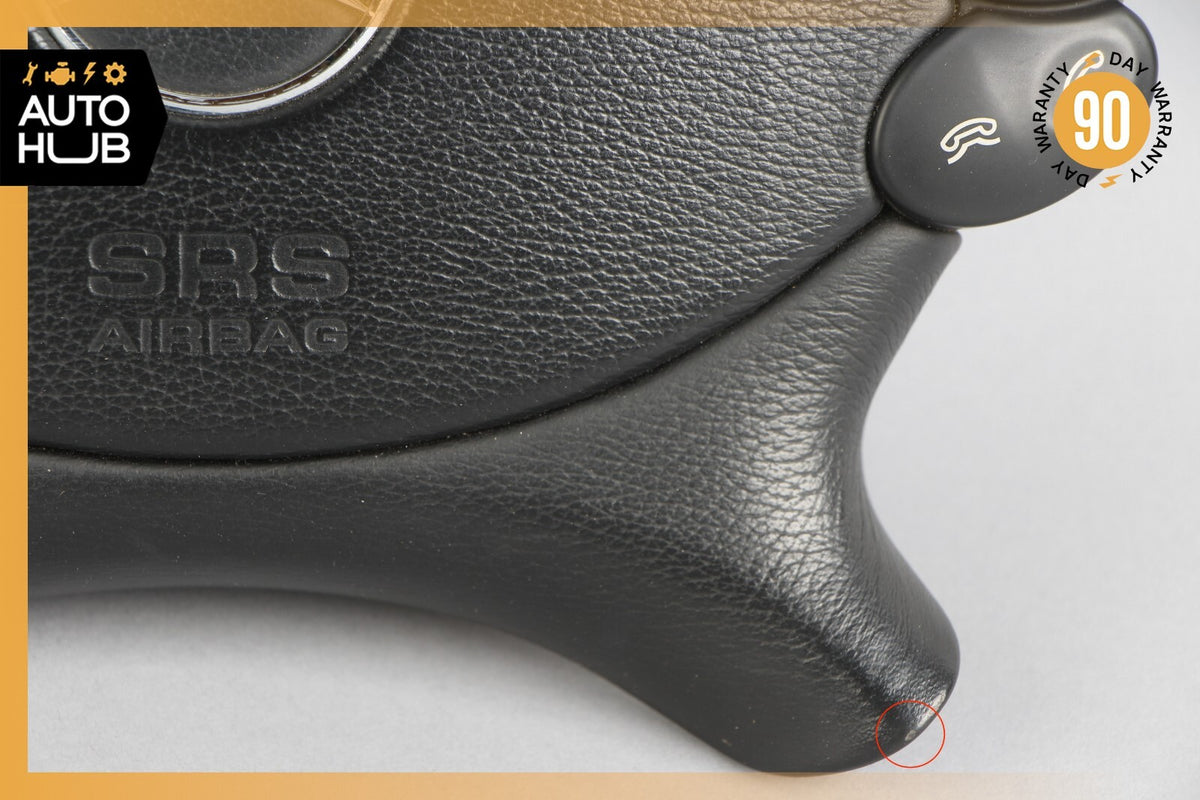 Mercedes R230 SL500 SL55 AMG CLK500 E350 Steering Wheel Airbag Air Bag Black OEM - photo 5