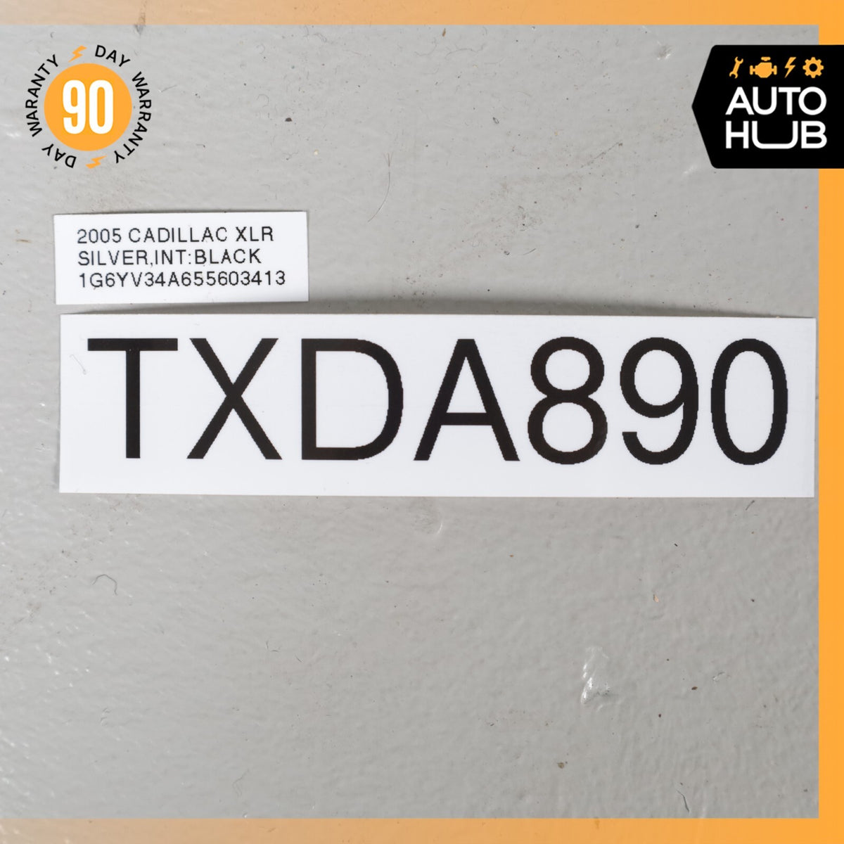 04-06 Cadillac XLR Dashboard Dash Board Panel Black 15913738 OEM - photo 12