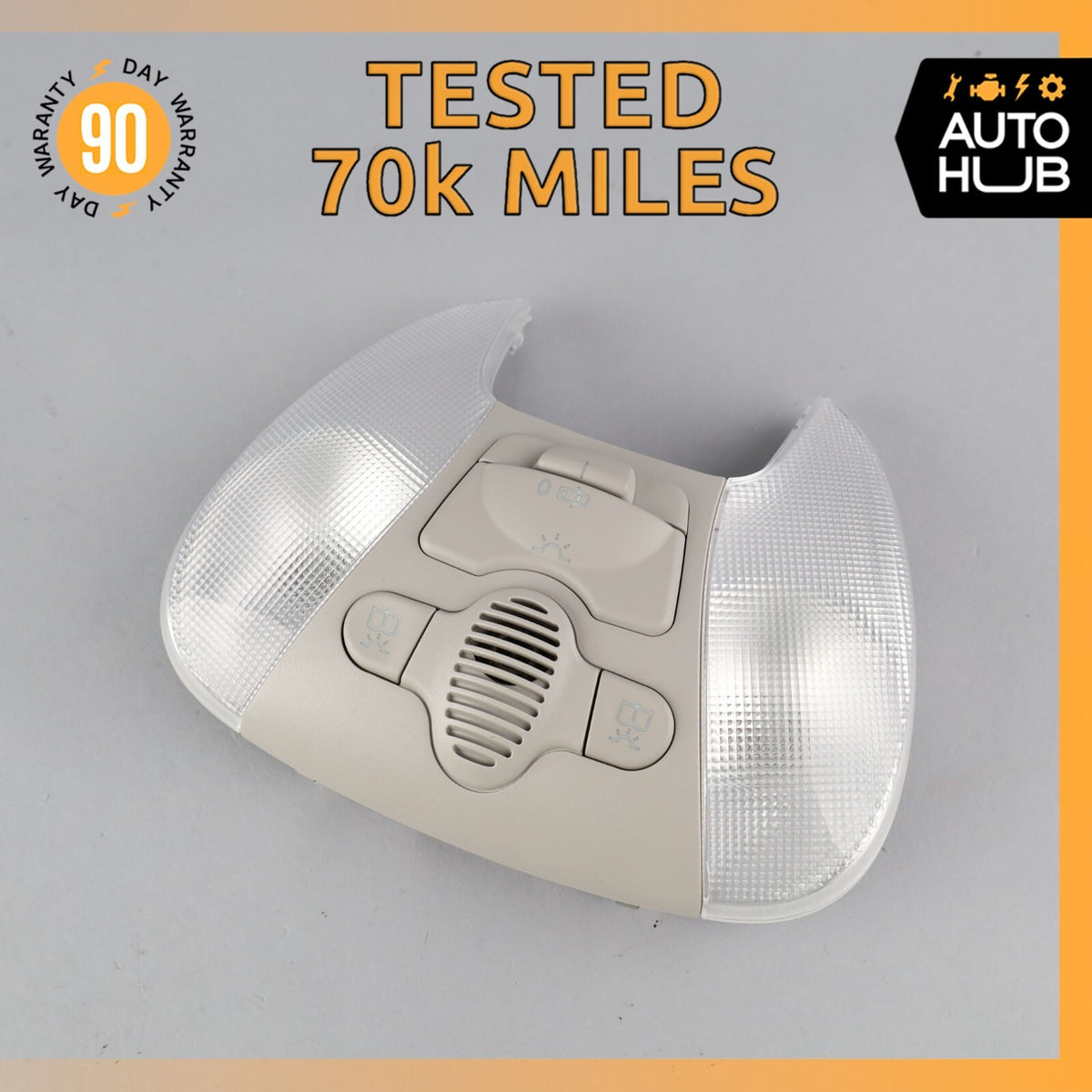 05-12 Mercedes R230 SL550 SL55 AMG Interior Overhead Dome Reading Light OEM 70k - photo 1