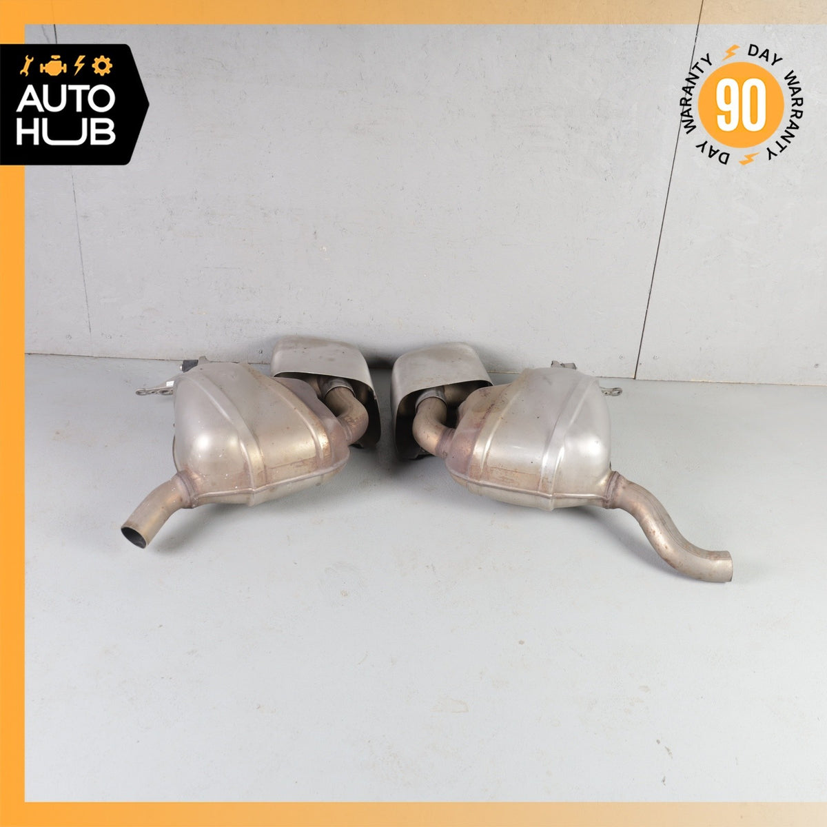 17-18 Porsche Macan 95B 2.0L L4 Exhaust Muffler Mufflers Set 95B253612 OEM 89k - photo 11