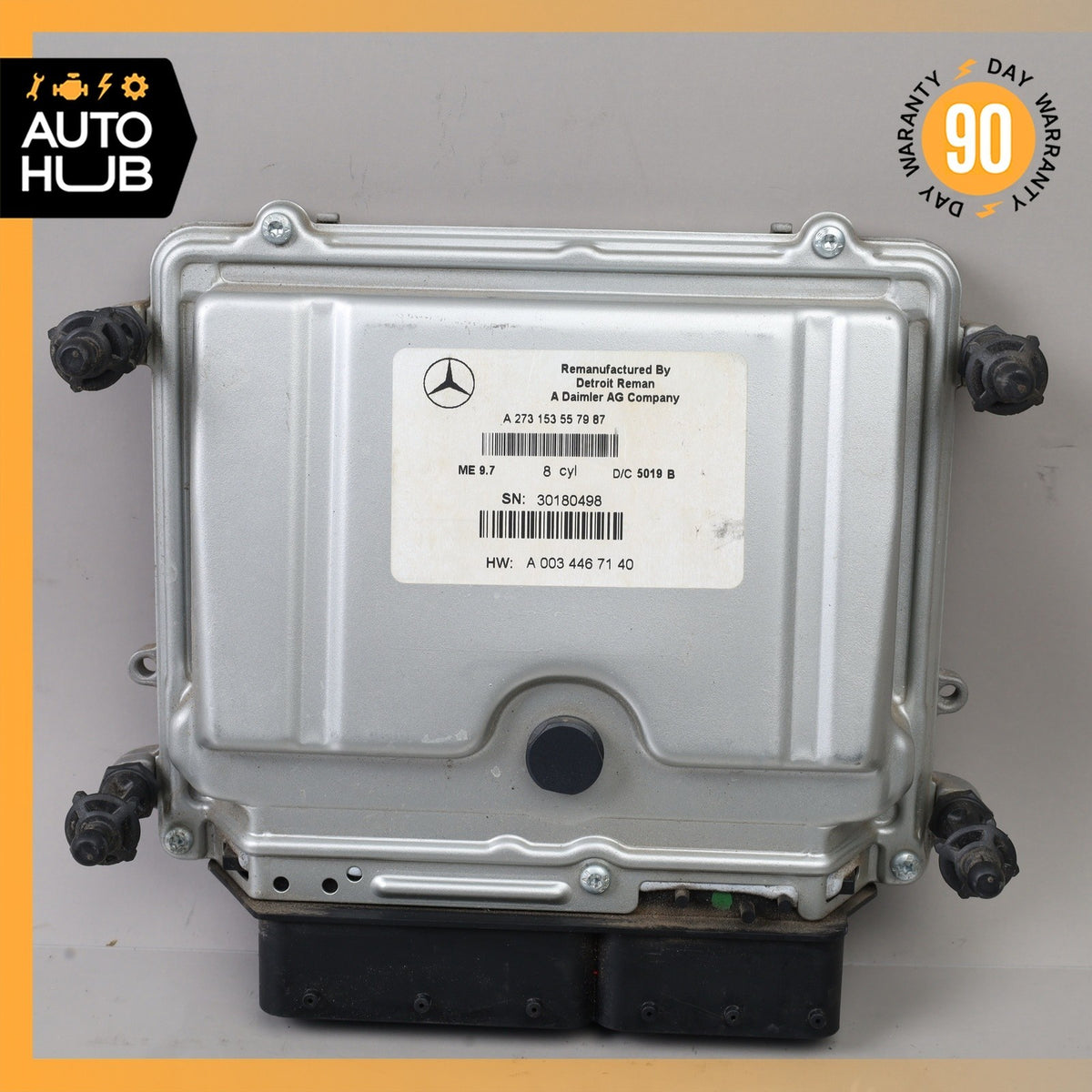 Mercedes R230 SL550 CLS550 M273 ECU Engine Control Module FLASHED REMANUFACTURED - photo 2