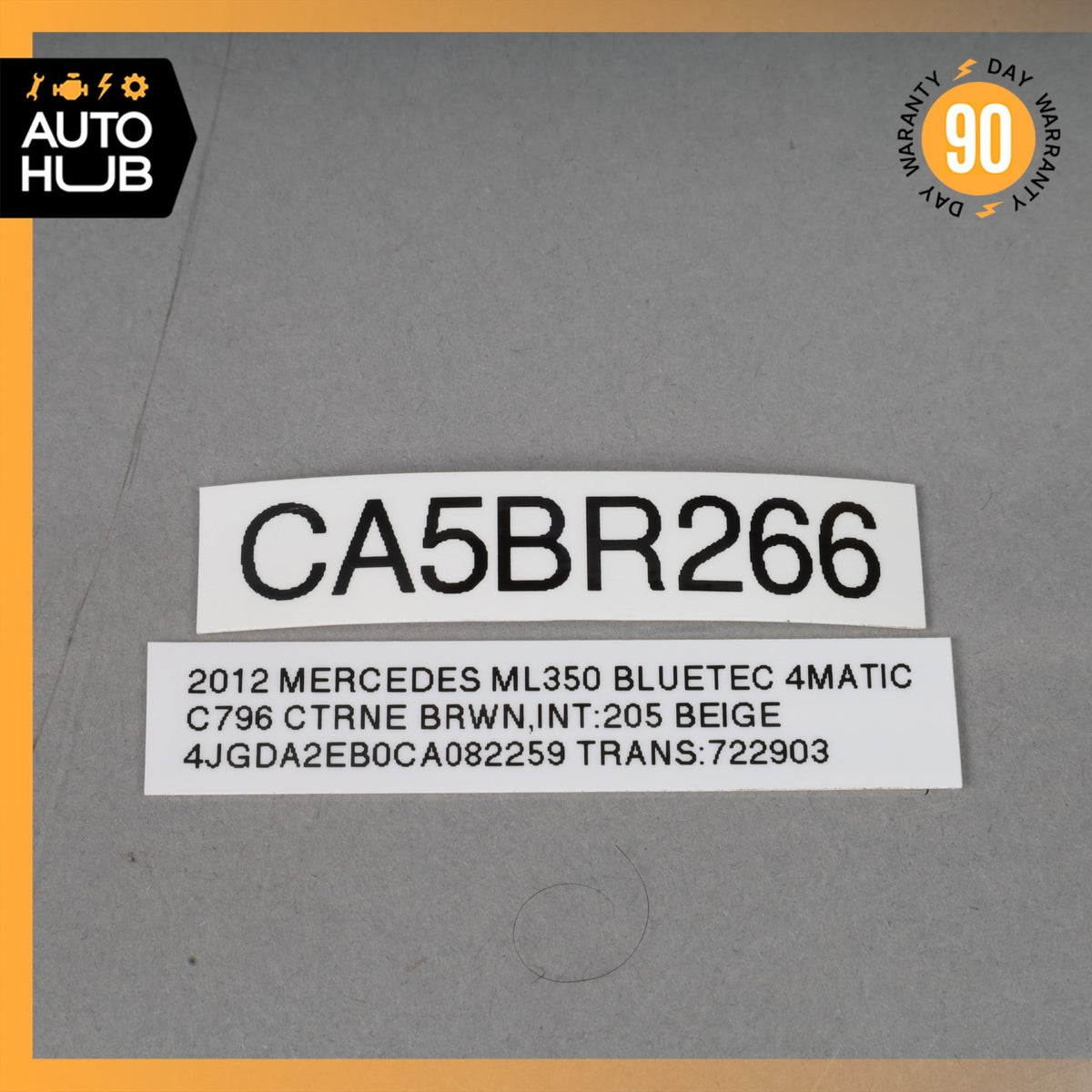 2012 Mercedes W166 ML350 Front Center Console Cover Panel Trim OEM - photo 16