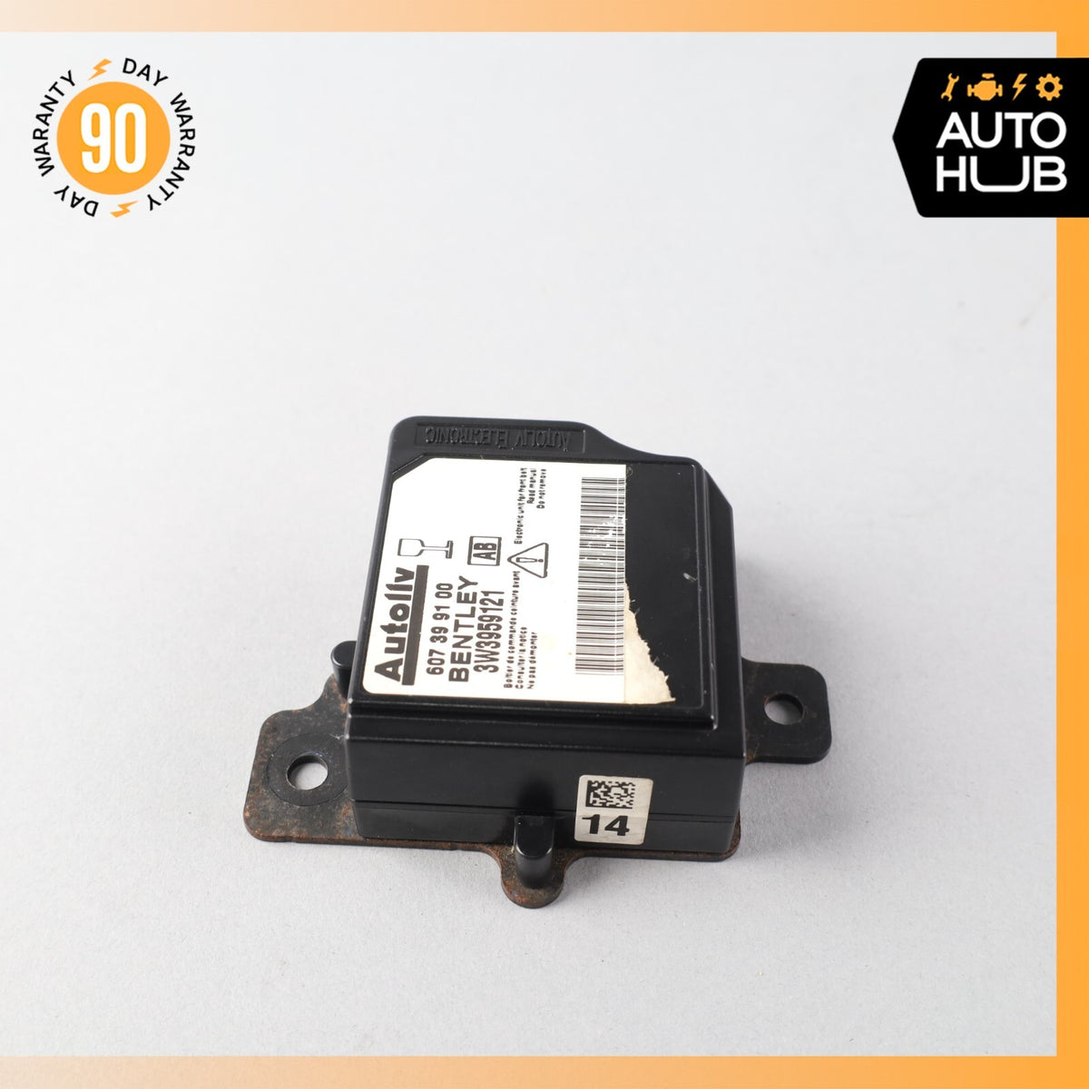 03-10 Bentley Continental GTC GT Safety Bag Sensor SRS Control Module OEM 62k - photo 4