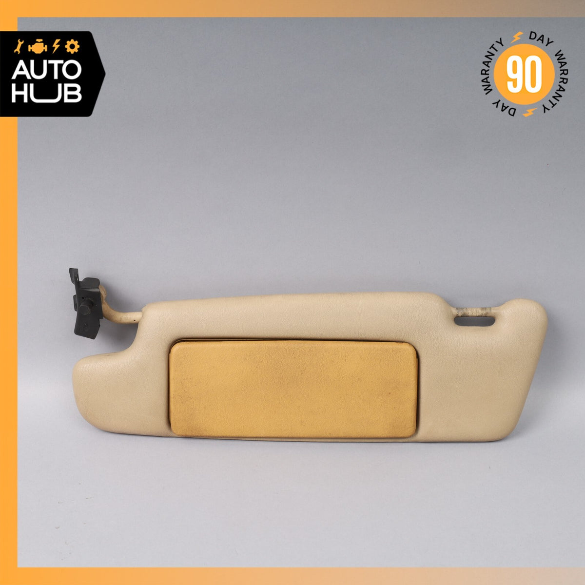 90-02 Mercedes R129 SL500 300SL Left Driver Side Sun Visor Sunvisor Beige OEM - photo 1