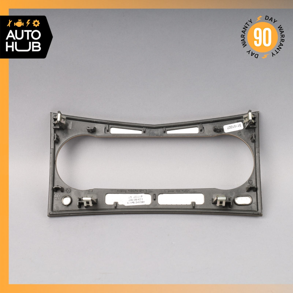 08-11 Mercedes W204 C350 C63 AMG A/C Climate Control Switch Trim Bezel Wood OEM - photo 6