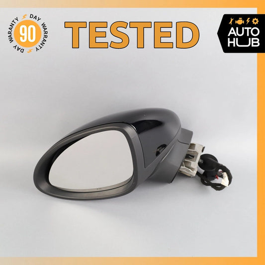 11-14 Porsche Cayenne 958 Left Driver Side Rear View Door Mirror Black OEM - photo 1