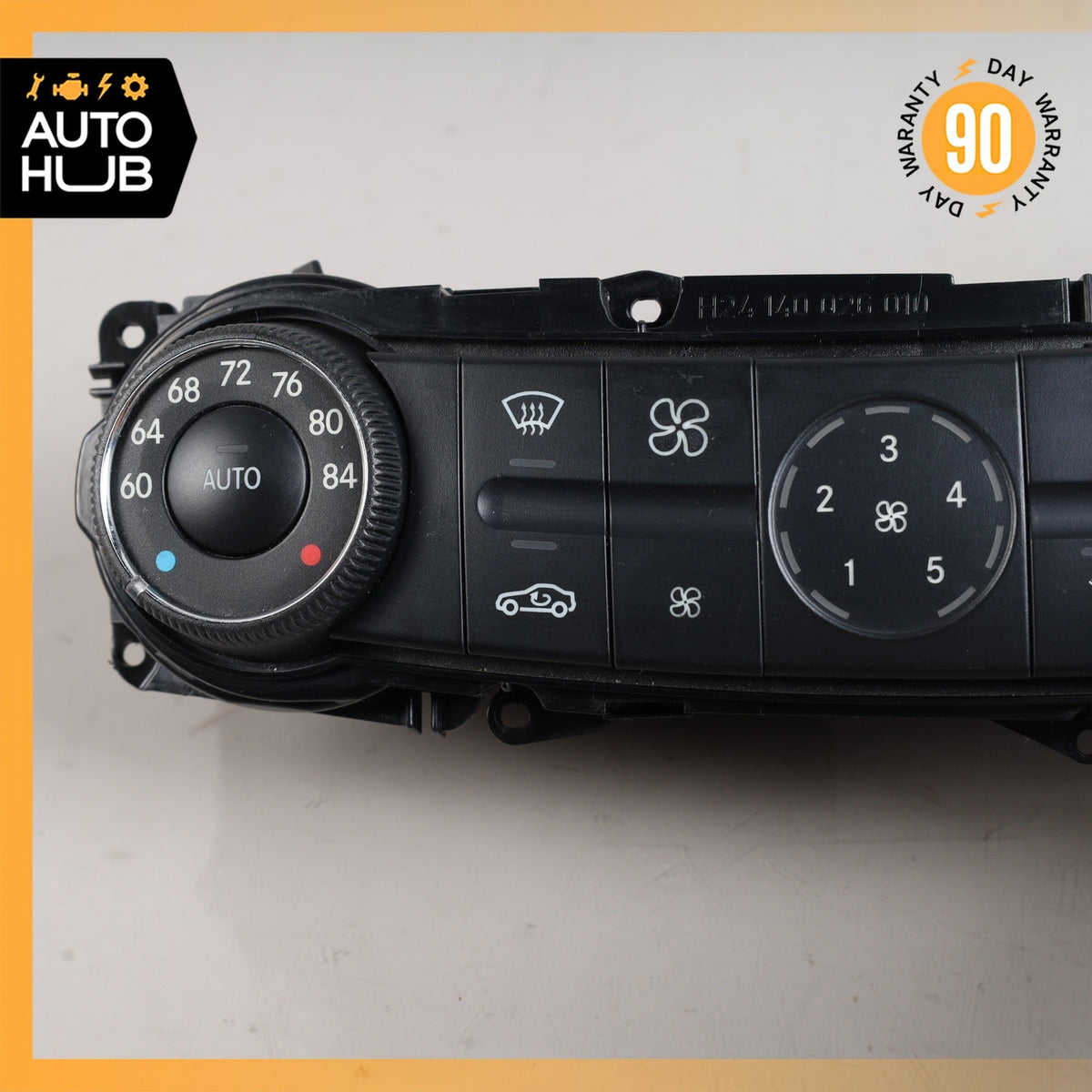 03-05 Mercedes W211 E320 E550 E55 Front A/C Heater Climate Control Switch OEM - photo 4