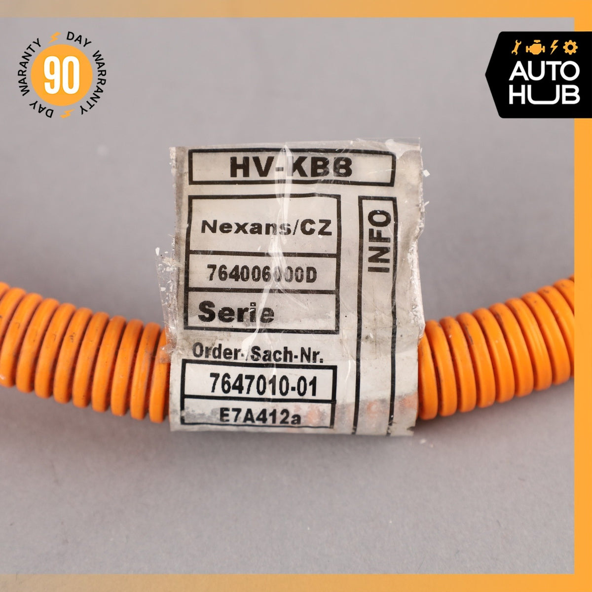 14-21 BMW i3 I01 Hybrid A/C AC Air Compressor Wire Wiring Cable 7647010 OEM 43k - photo 13