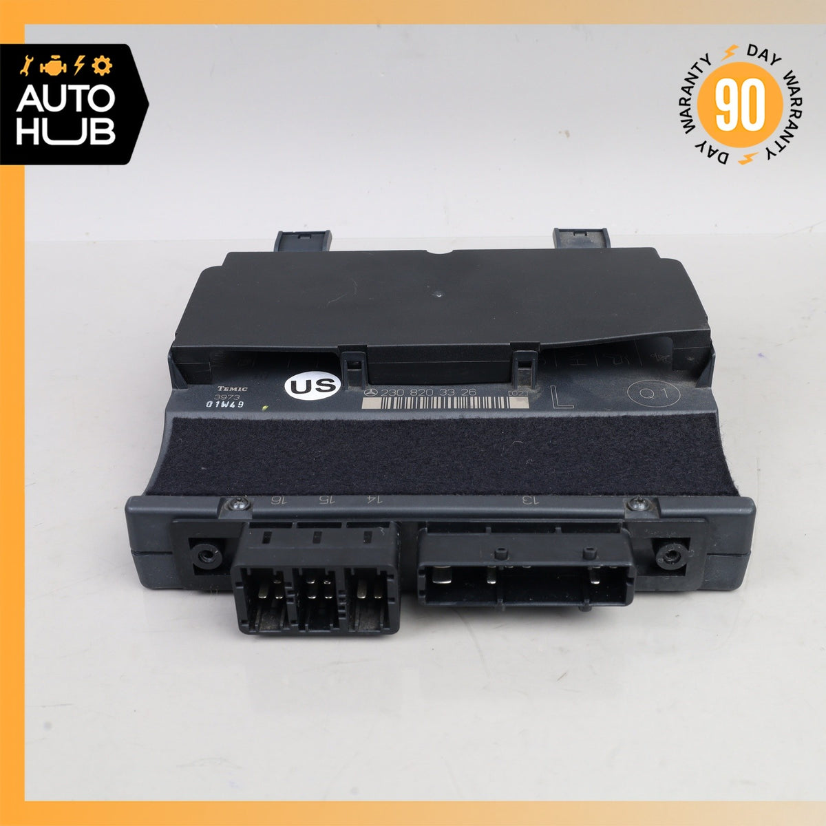 Mercedes R230 SL500 SL55 AMG Under Seat Control Module Left Driver Side OEM - photo 3