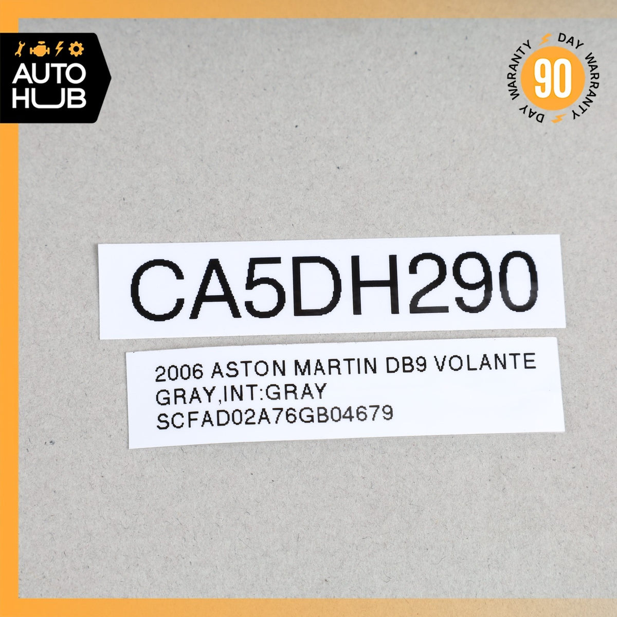 05-16 Aston Martin DB9 Trunk Lid Lock Latch Cover Trim Panel OEM 34k - photo 11
