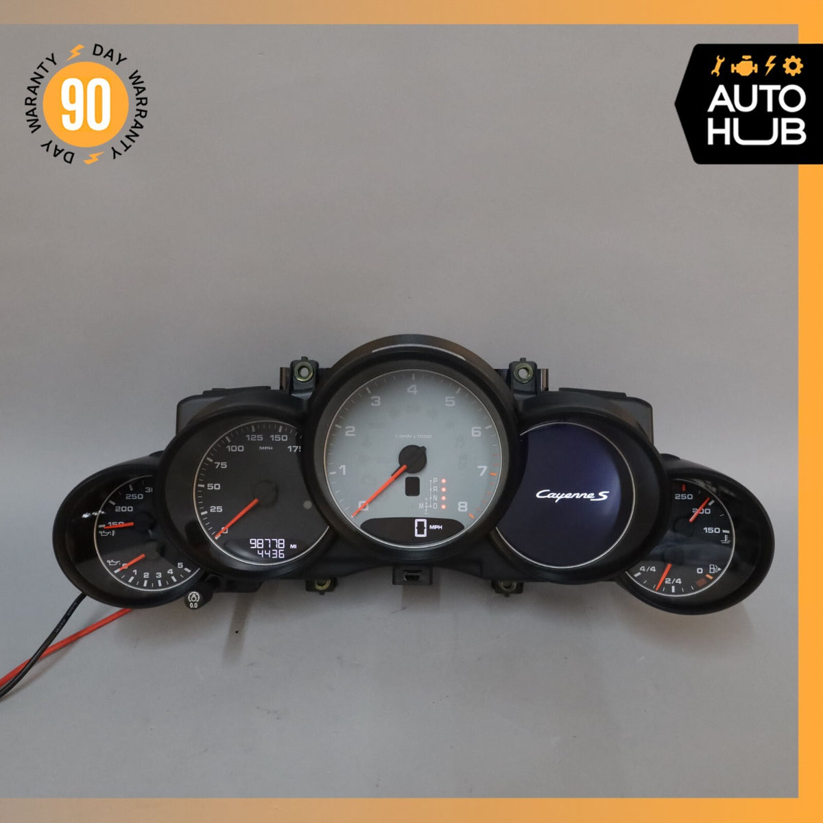 2013 Porsche Cayenne S 958 4.8L V8 Instrument Speedometer Cluster OEM 98k - photo 3