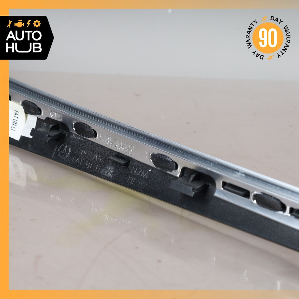 14-20 Mercedes W222 S63 AMG S600 Front Left Side Door Panel Trim Piano Black OEM - photo 7