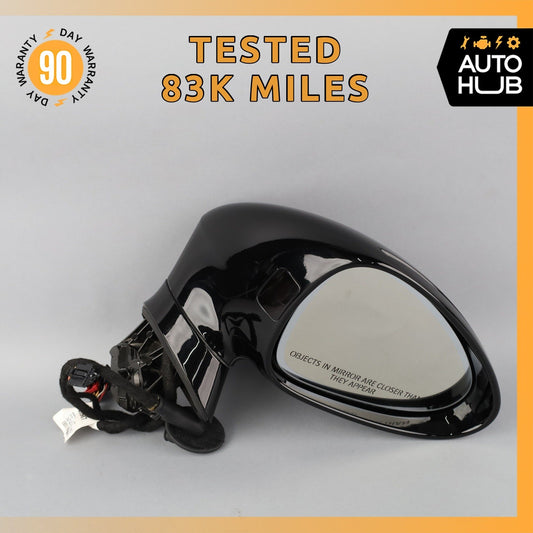 14-16 Porsche Panamera 970 Right Rear View Door Mirror w/ Blind Spot OEM 83k - photo 1