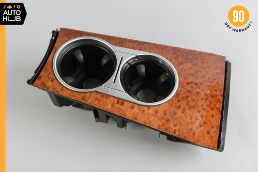 06-12 Mercedes W164 ML350 GL350 Center Console Cup Holder Compartment Wood OEM - photo 1