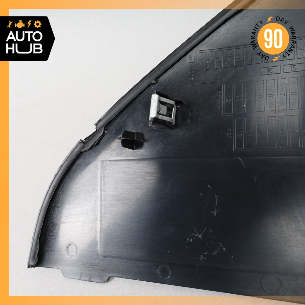Audi B8 A4 Dashboard End Cover Panel Trim Right Black 8K0857085B OEM - photo 12