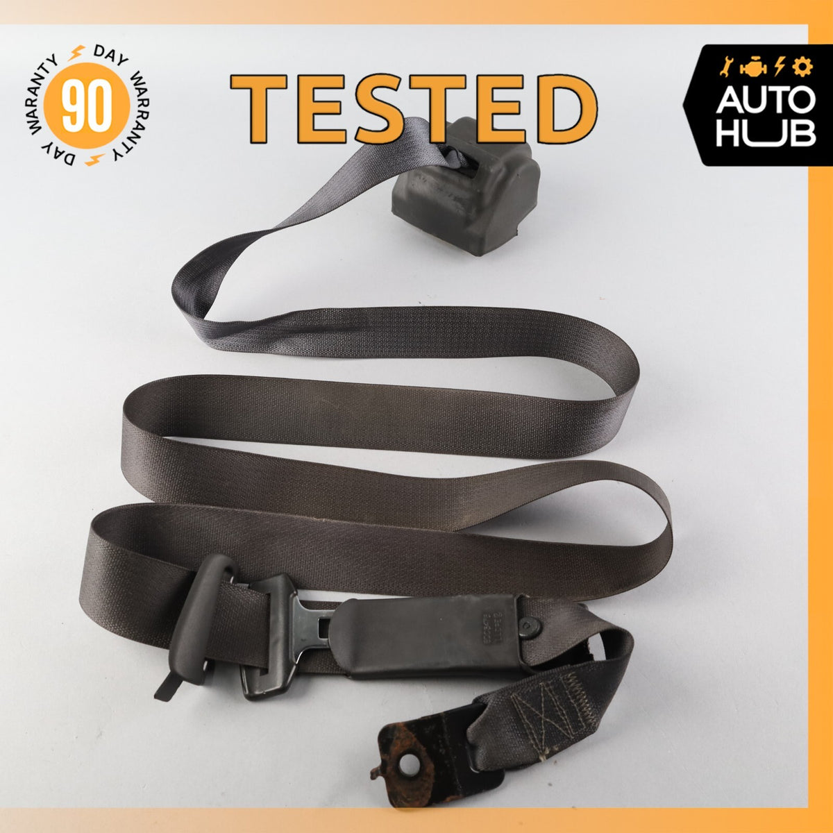 04-08 Cadillac XLR Left Driver Seatbelt Seat Belt Retractor Black 10354115 OEM - photo 1