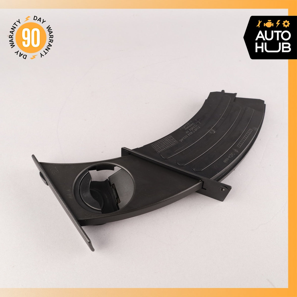 04-10 BMW E60 535i 550i 528i Left Dashboard Storage Cupholder Trim OEM - photo 2