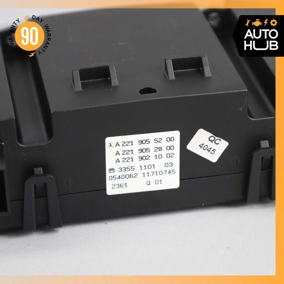 07-14 Mercedes W221 S550 S63 CL550 AC A/C Climate Control Switch Dual Zone OEM - photo 7