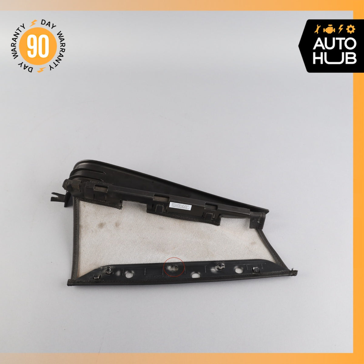 04-09 Cadillac XLR Right Passenger Side Quarter Glass Flap Black OEM - photo 4