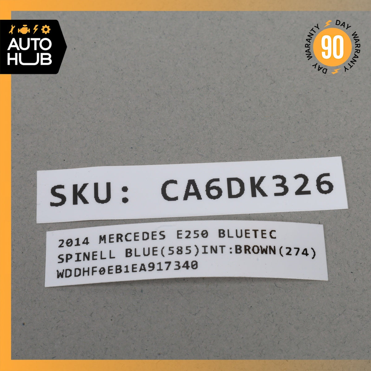 14-16 Mercedes W212 E250 Airbag Air Bag Sensor SRS Control Module OEM - photo 8