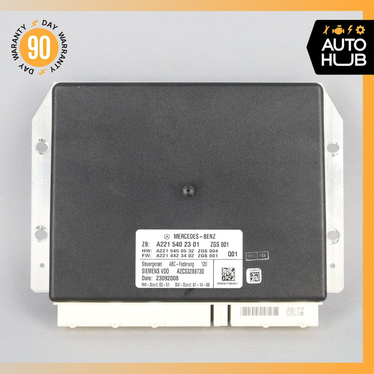 Mercedes W221 S63 S600 Active Body Control ABC Suspension Module Control OEM - photo 8