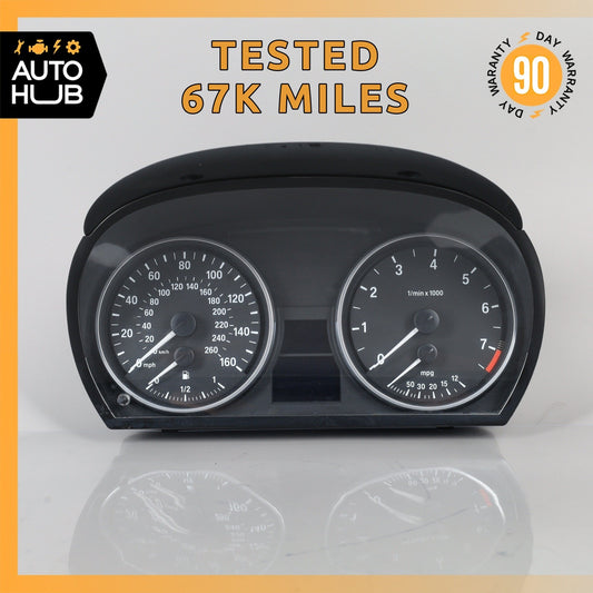 BMW E90 328i Instrument Gauge Cluster Speedometer OEM 67k - photo 1