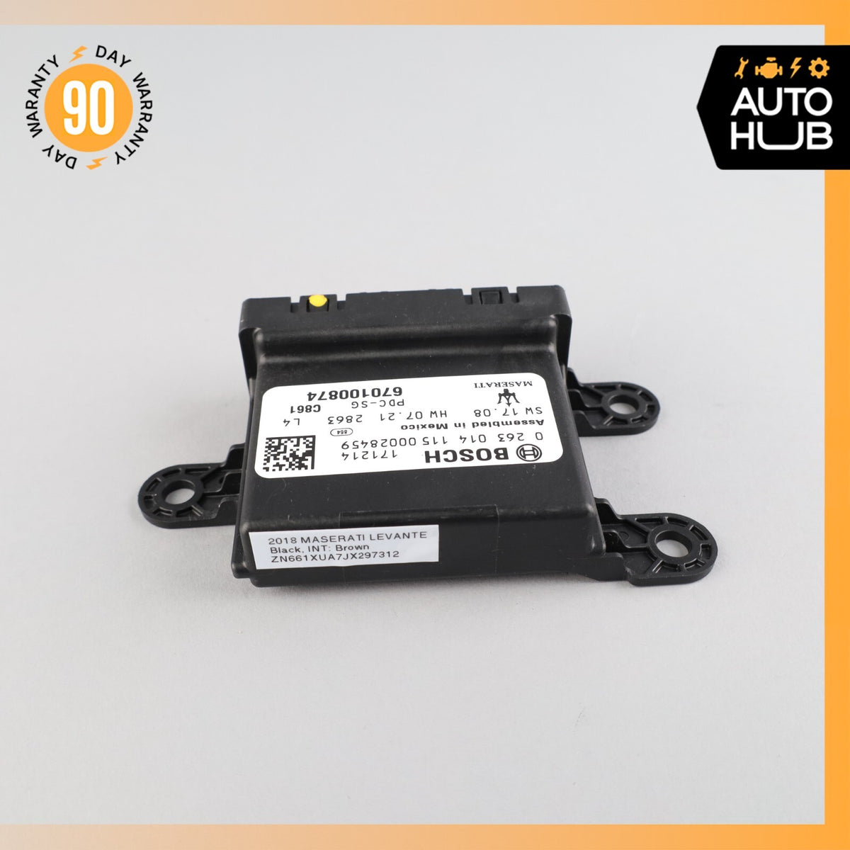 17-20 Maserati Levante M161 Park Parking Assist Control Module 670100874 OEM 64k - photo 4