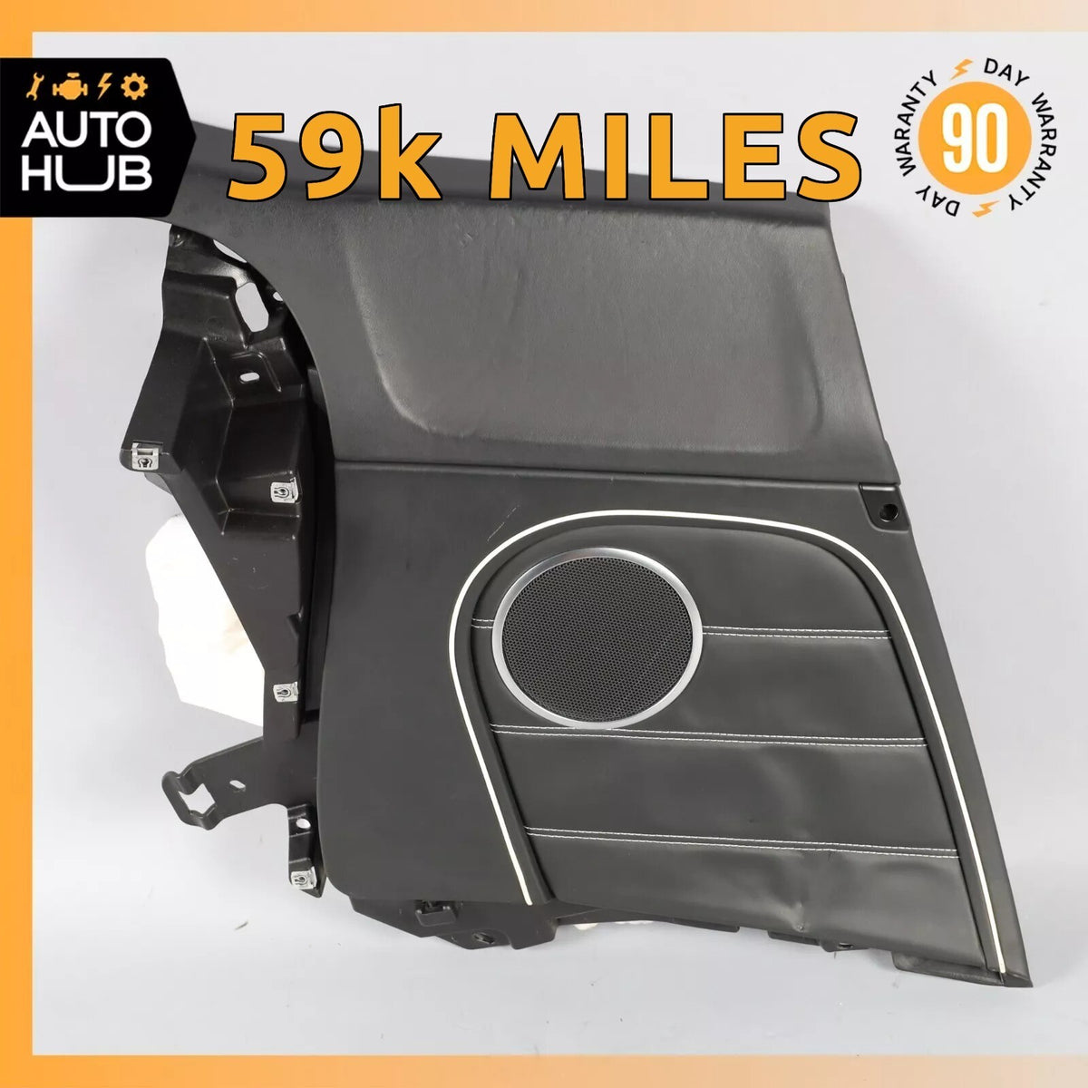 2011 Bentley Continental GTC Rear Right Side Interior Door Panel Black OEM 59k - photo 1