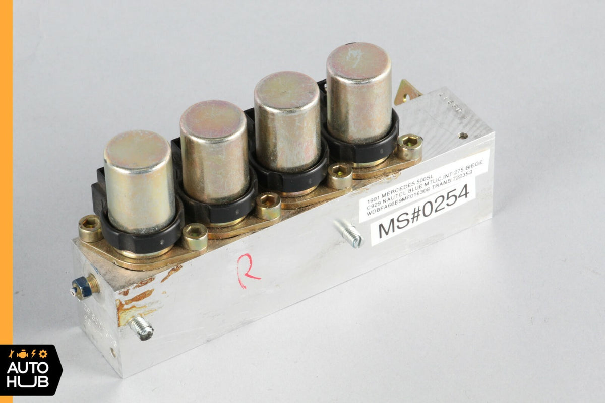 90-02 Mercedes R129 500SL SL500 Right Side Top Hydraulic Valve Block Solenoid - photo 3
