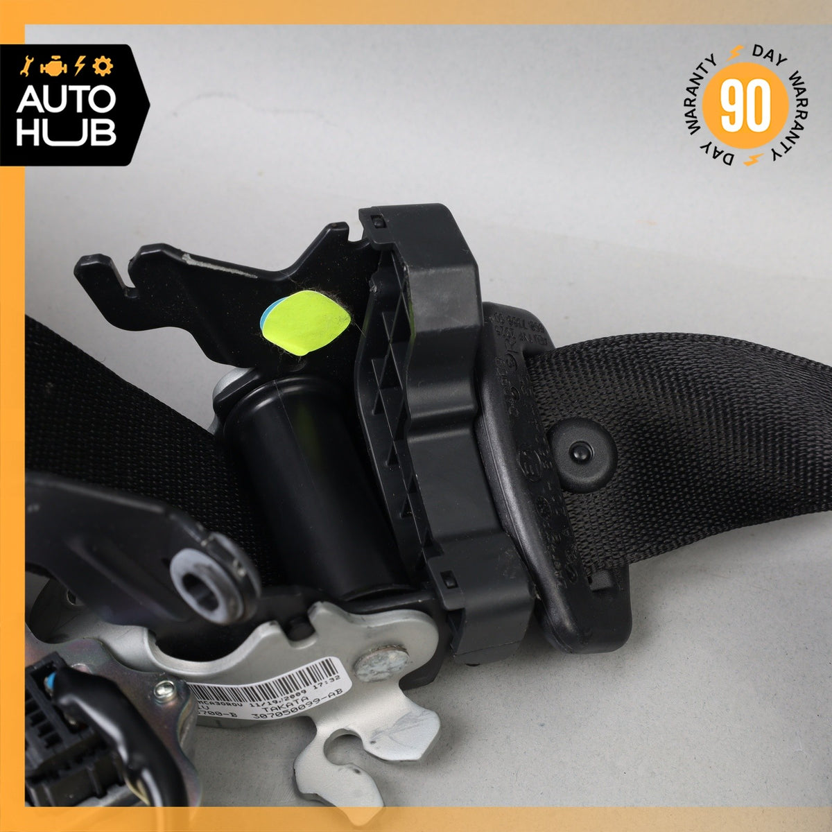 10-13 Mercedes W207 E550 E350 Front Right Passenger Side Seat Belt Black OEM 76k - photo 4