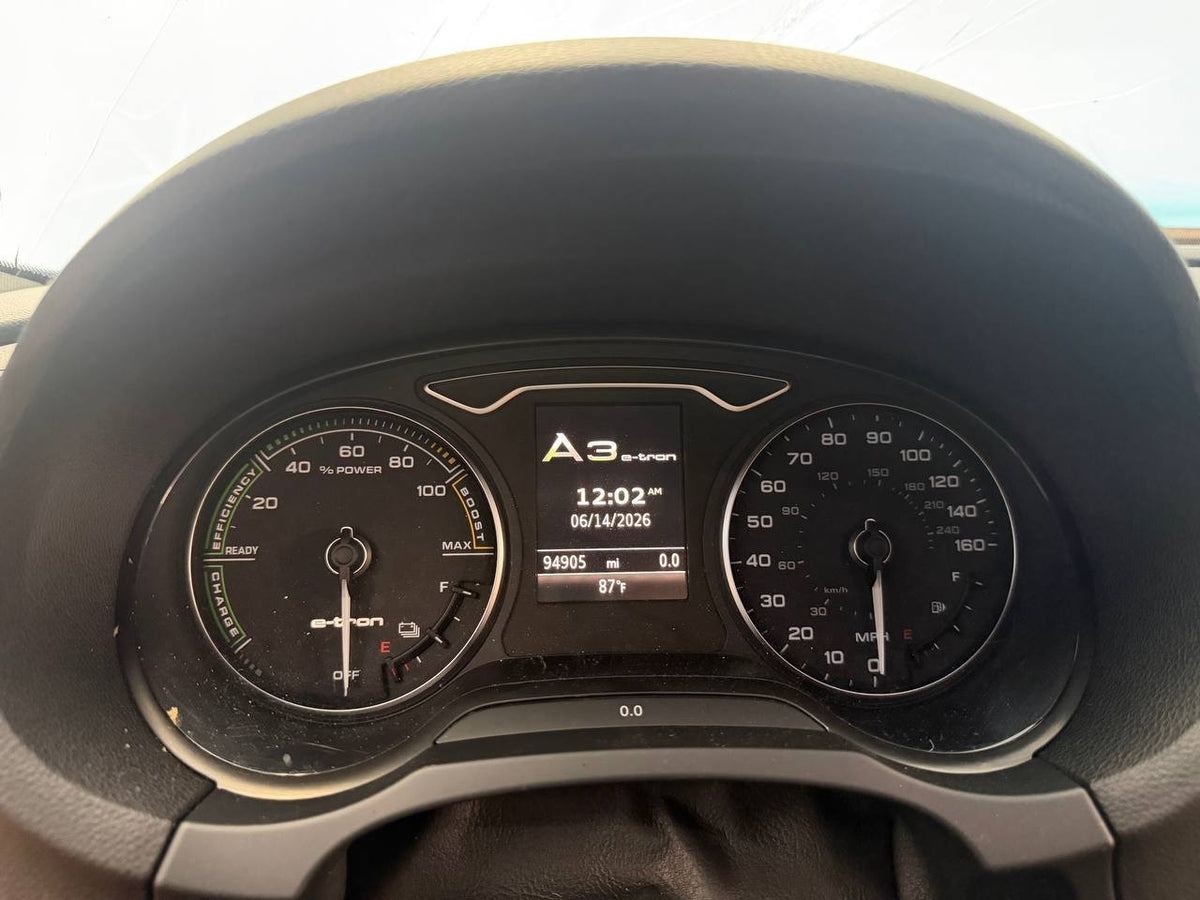 2016 Audi 8V A3 E-Tron Instrument Cluster Speedometer 8V0920972G OEM 94k - photo 3