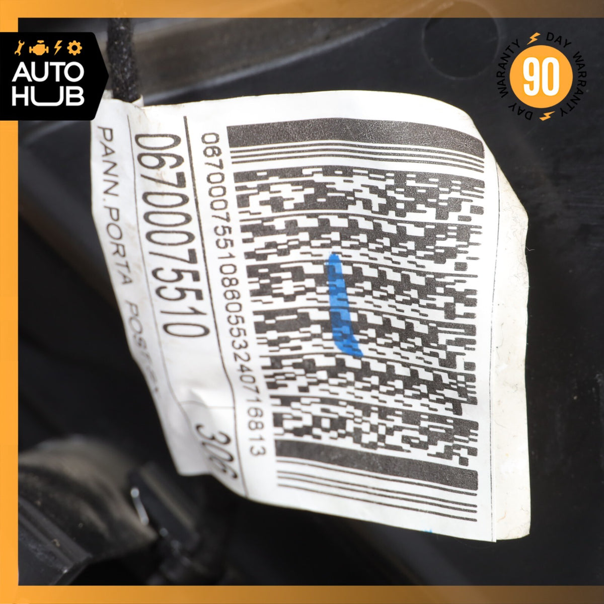 14-17 Maserati Quattroporte GTS M156 Rear Left Interior Door Panel Black OEM - photo 21