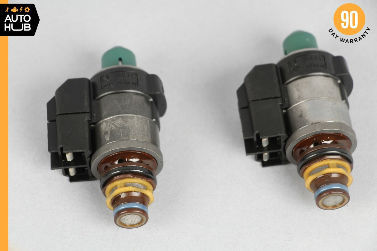 Mercedes S350 CL550 722.9 Transmission Solenoid Valve Blue & Black Caps Set of 8 - photo 8