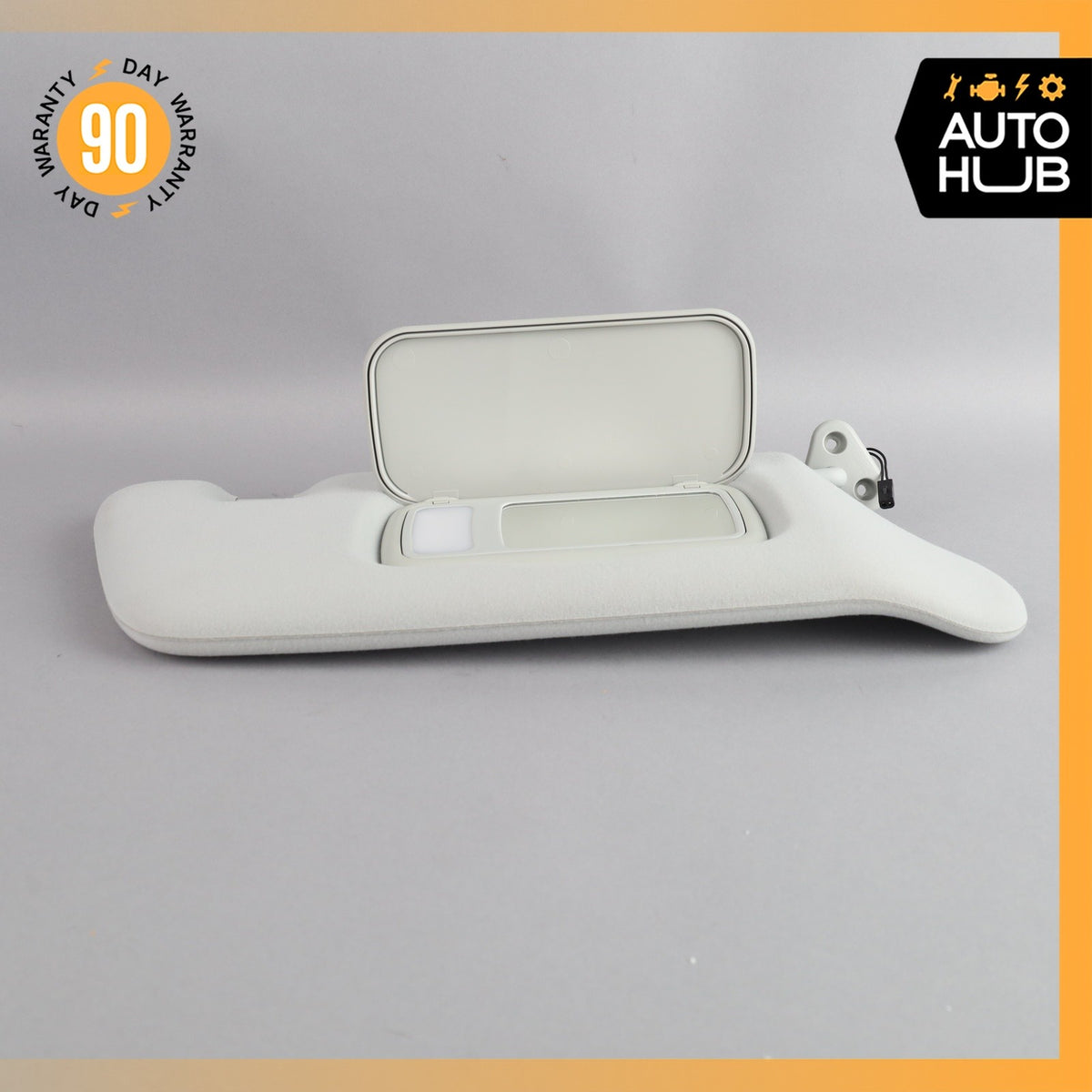 02-05 Mercedes W163 ML350 ML500 ML320 Right Side Sunvisor Shade Cover Gray OEM - photo 12