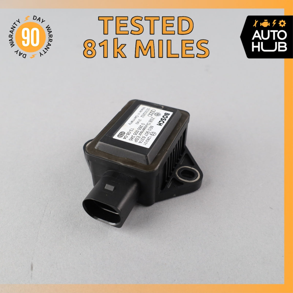 03-12 Bentley Continental GT GTC Flying Spur Yaw Turn Rate Sensor OEM 81k - photo 1