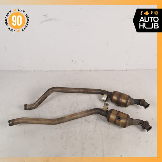 06-13 Mercedes W251 R350 Engine Left & Right Side Exhaust Downpipe Set OEM - photo 1