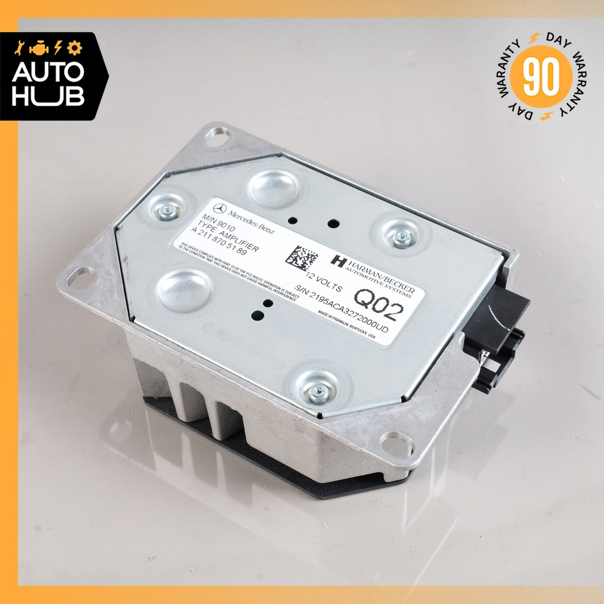08-18 Mercedes W164 ML350 E350 R350 Subwoofer Amp Amplifier Harman Becker OEM - photo 5