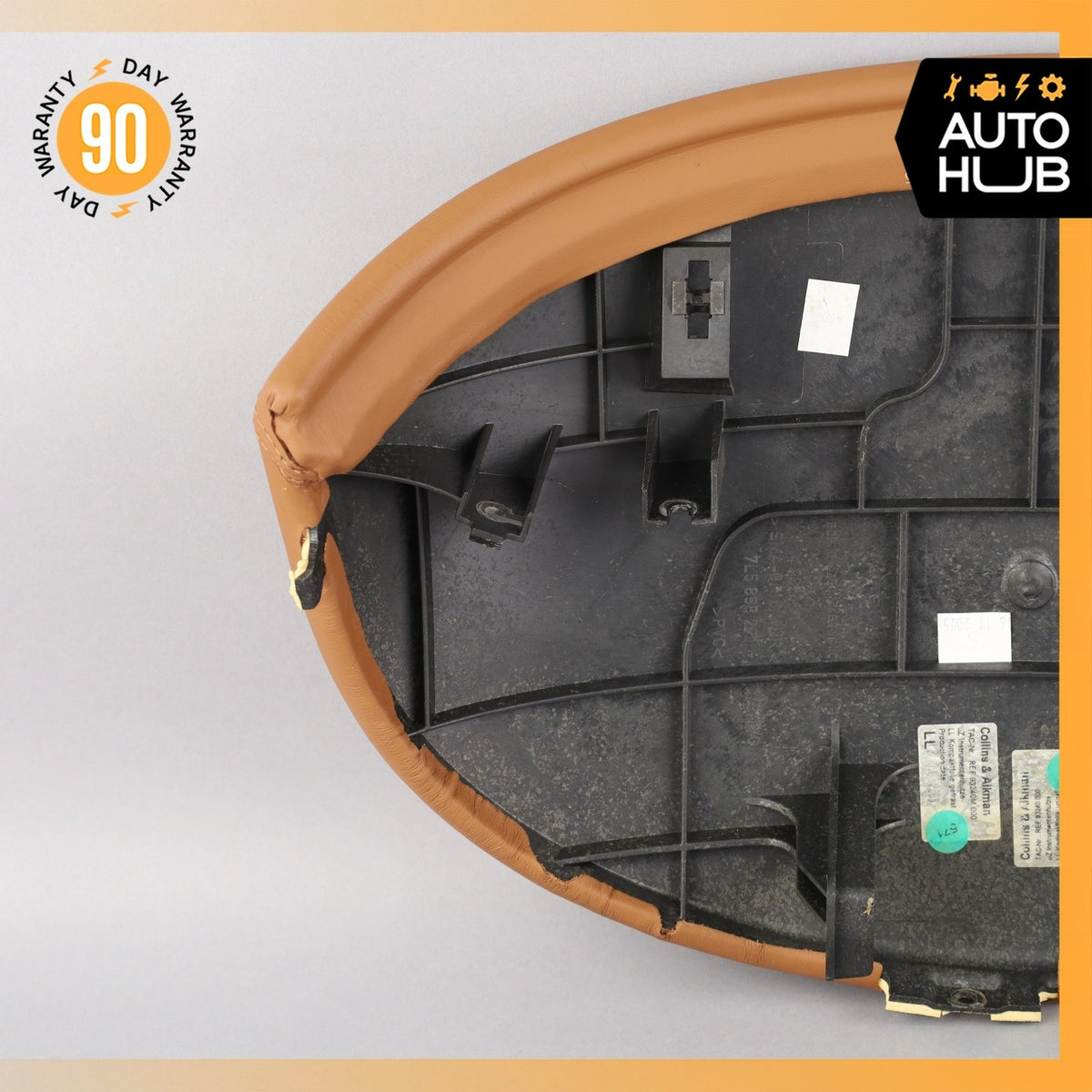 Porsche Cayenne 955 Instrument Cluster Speedometer Trim Leather Beige OEM - photo 8