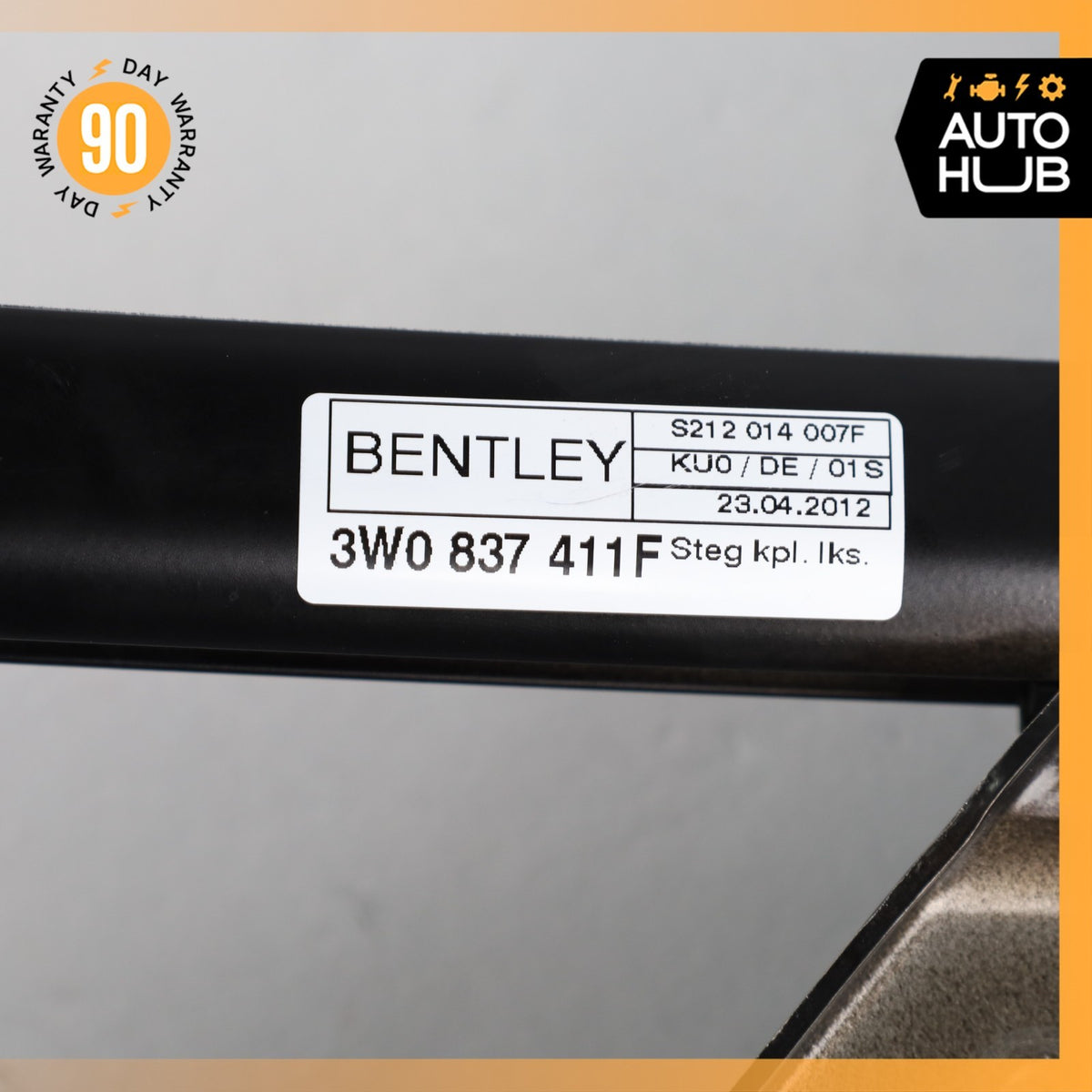 03-17 Bentley Continental GT Front Left Side Door Vent Window Glass OEM - photo 13