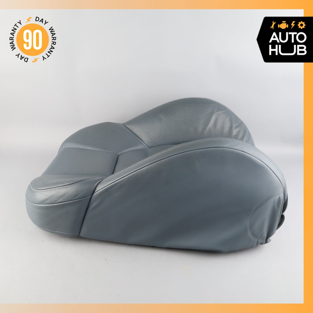 11-18 Porsche Cayenne 958 Front Left Seat Upper Cushion Leather Blue OEM - photo 13