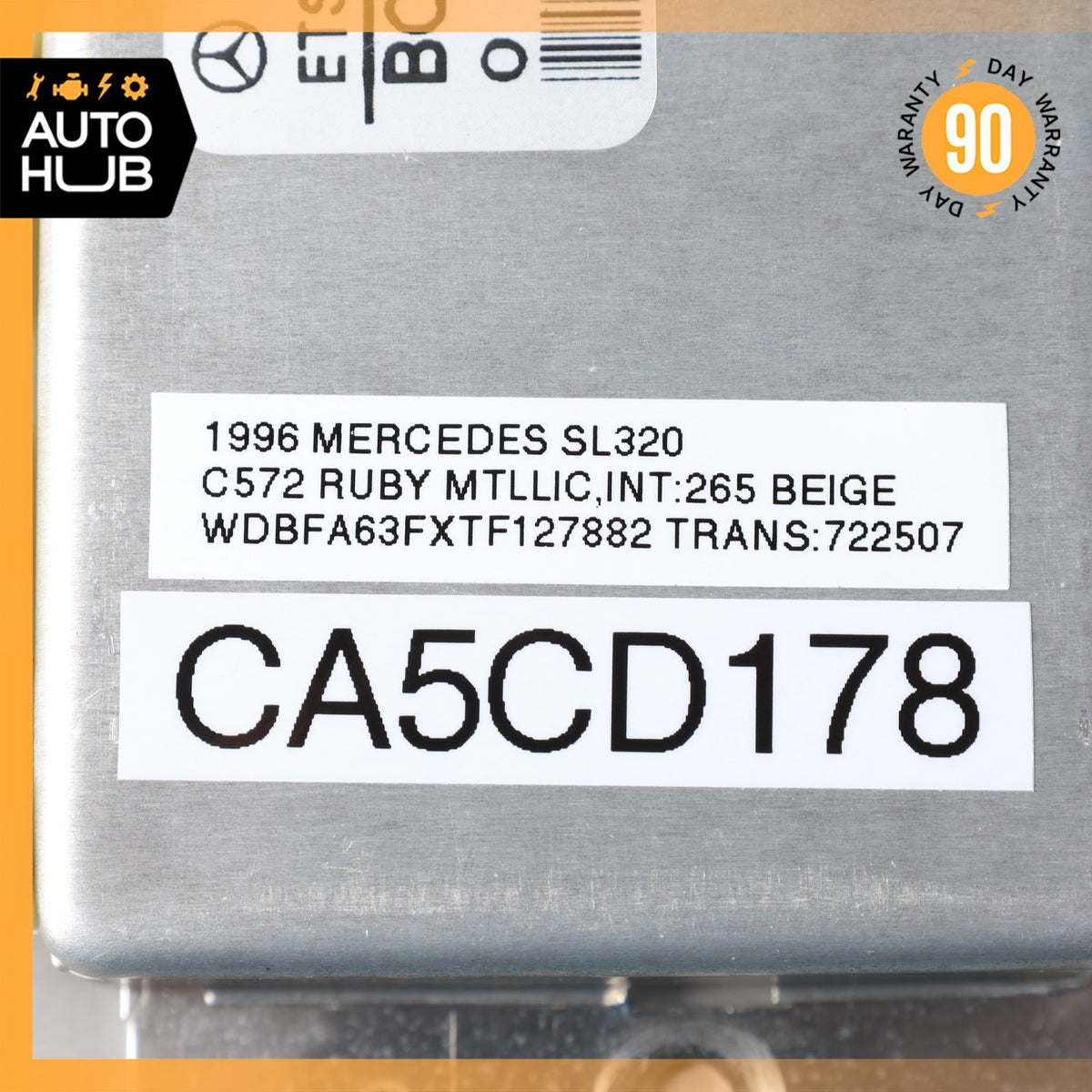 1996 Mercedes R129 SL320 ABS ETS Control Module 0175459532 OEM - photo 10