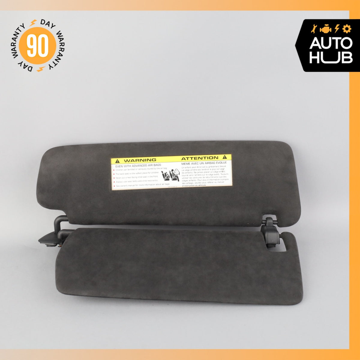 11-14 Porsche Cayenne 958 Turbo Sun Visor Sunvisor Left Side Suede OEM - photo 5