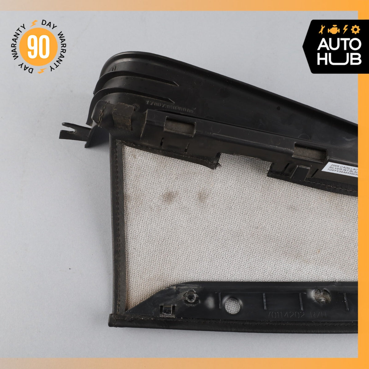 04-09 Cadillac XLR Right Passenger Side Quarter Glass Flap Black OEM - photo 6