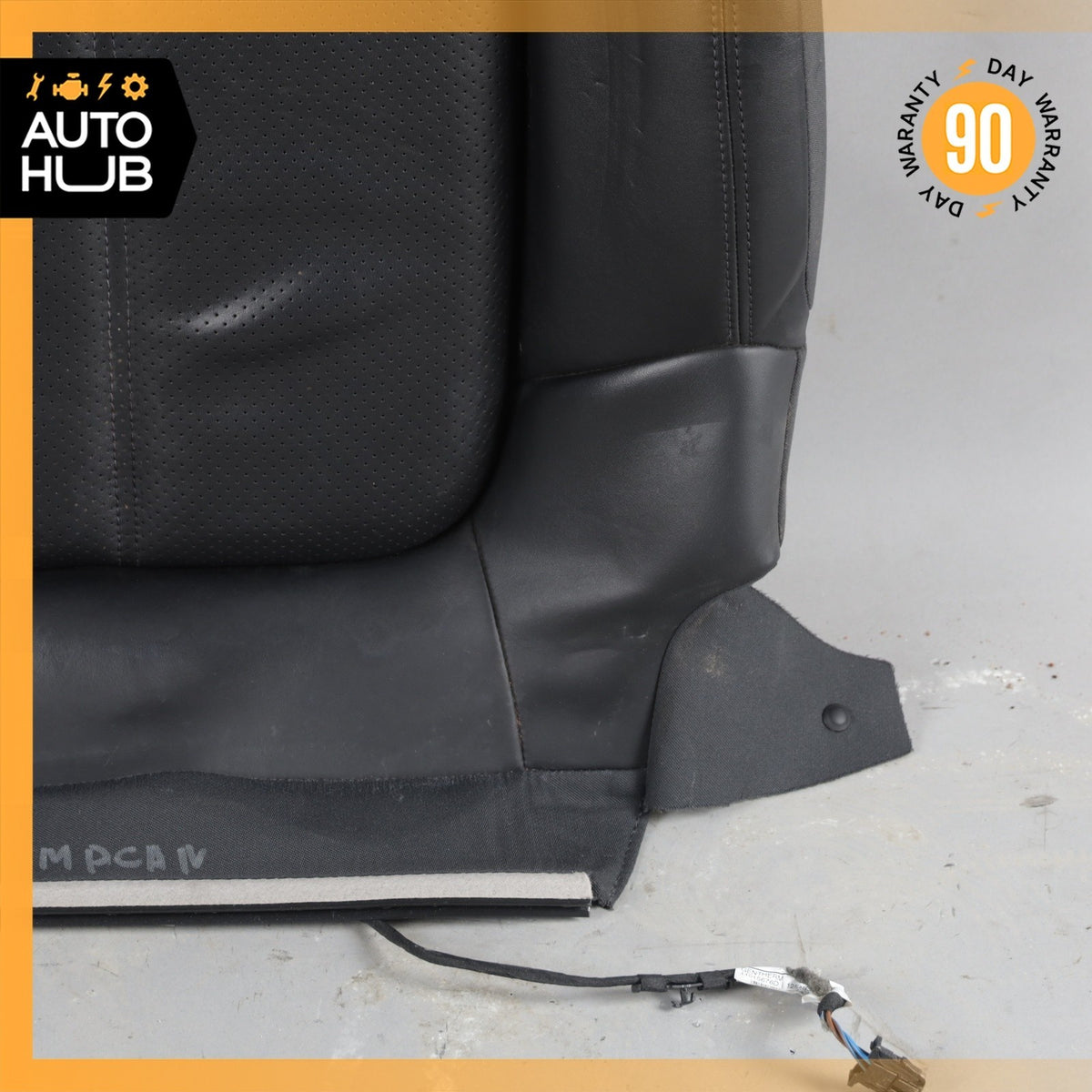 15-18 Porsche Macan 95B Front Left Lower Bottom Seat Cushion Leather Black OEM - photo 5