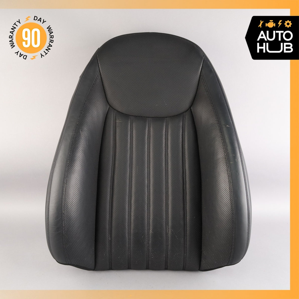 09-12 Mercedes R230 SL550 Top Upper Seat Cushion Right Side Nappa Black OEM - photo 1